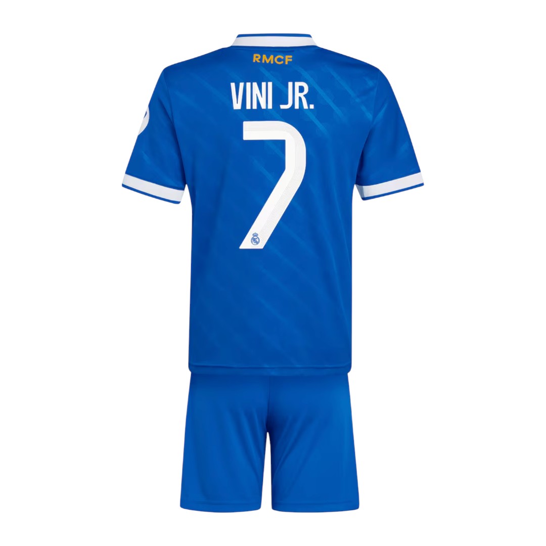 VINI JR #7 Real Madrid 25/26 Kid's Third Mini-Kit