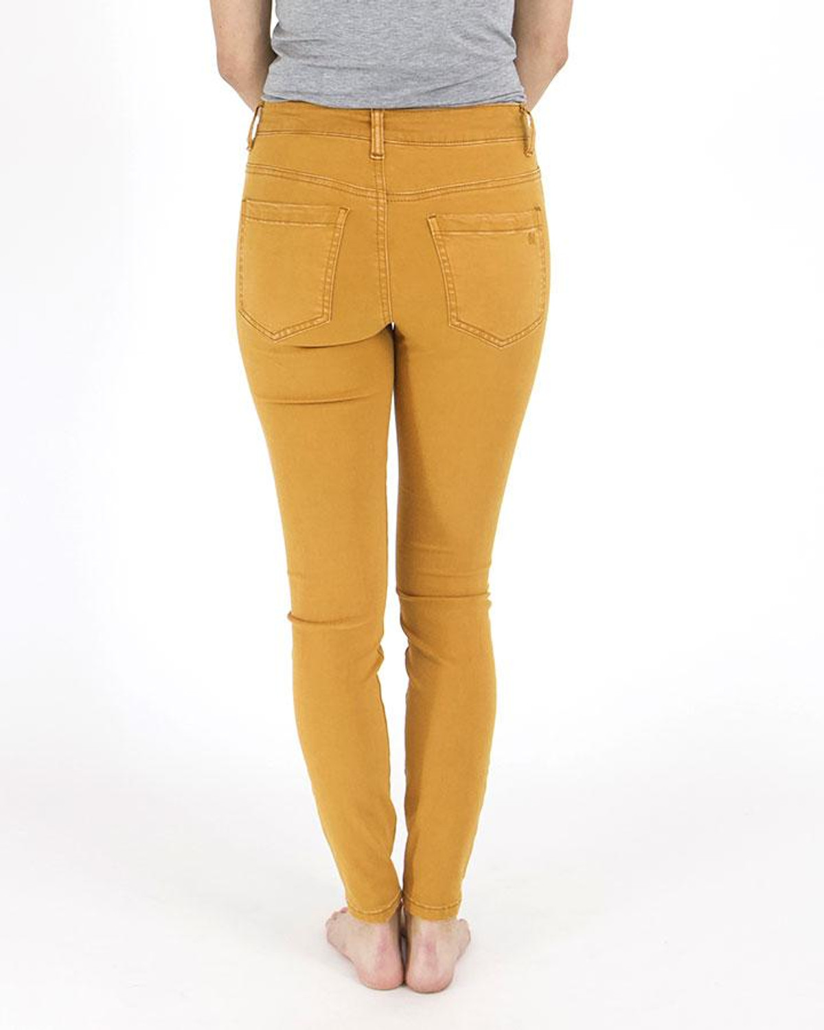 Grace and Lace Colored Jeggings - Mustard - Sublime Boutique