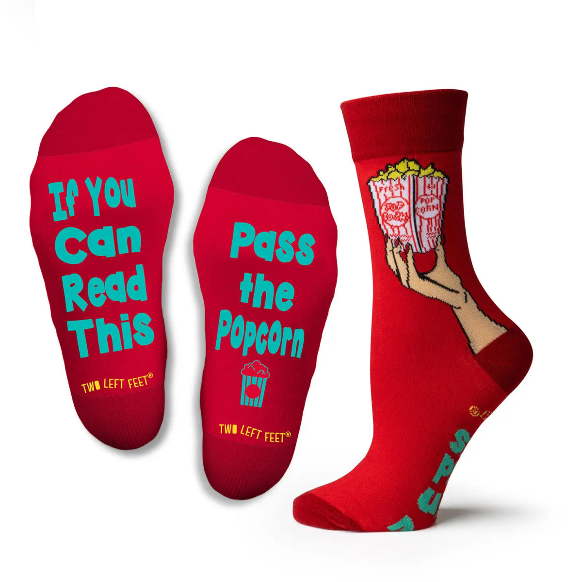 IF YOU CAN READ THIS …..Pass The Popcorn NOVELTY SOCKS - Sublime Boutique
