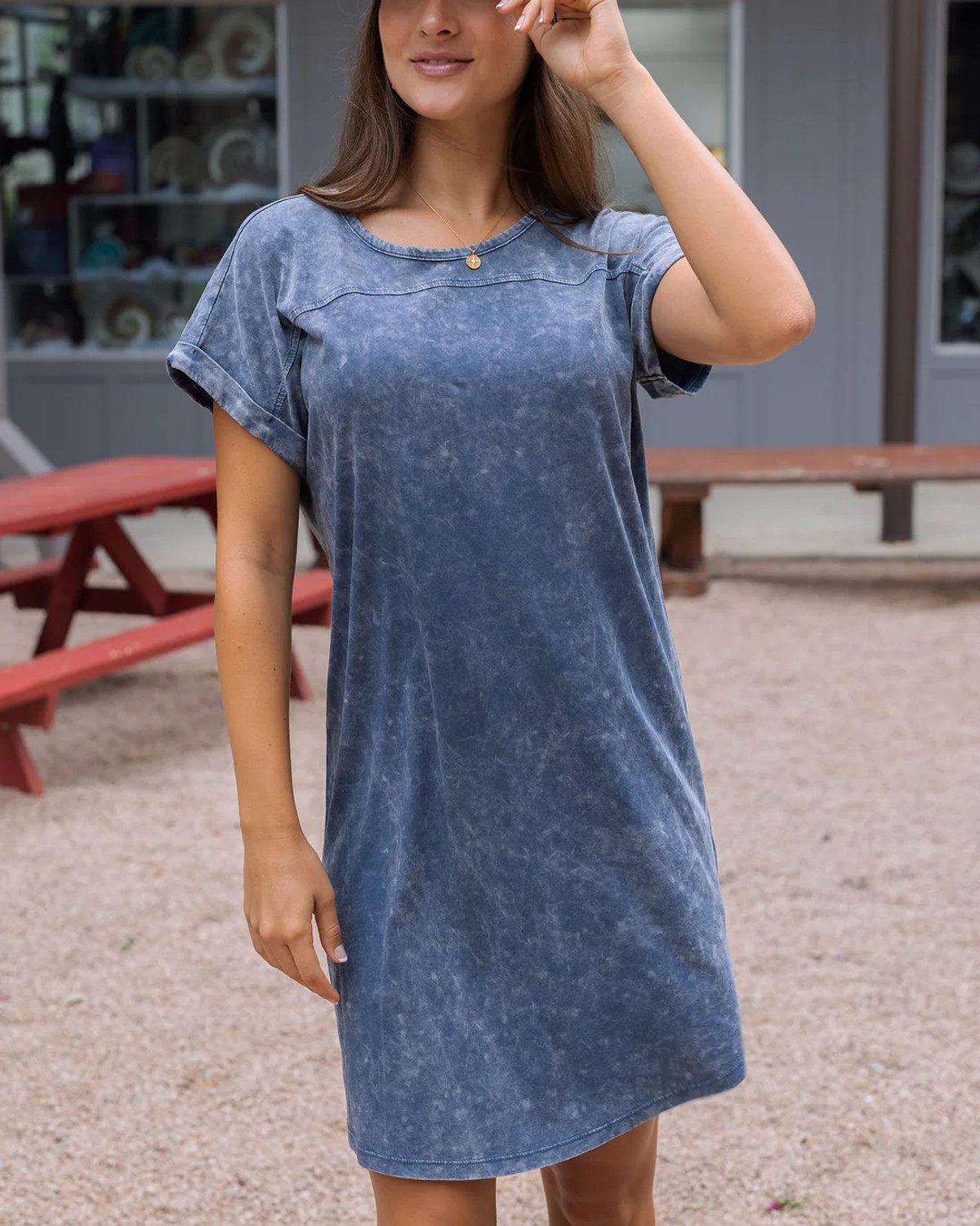 Women's T-Shirt Dress with Pockets | Proto101