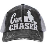 Can Chaser (Rodeo Hat) - Distressed Grey Trucker Cap