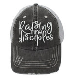 Raising Tiny Disciples - Distressed Grey Trucker Cap