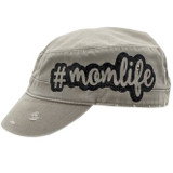 #momlife Cadet Cap/Hat - Khaki