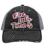 On Lake Time Trucker Cap - Distressed Grey