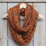 Tickled Pink Knit Winter Infinity Scarf - KNT719-Rust