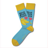 HEAD OVER PEELS CHATTERBOX NOVELTY SOCKS