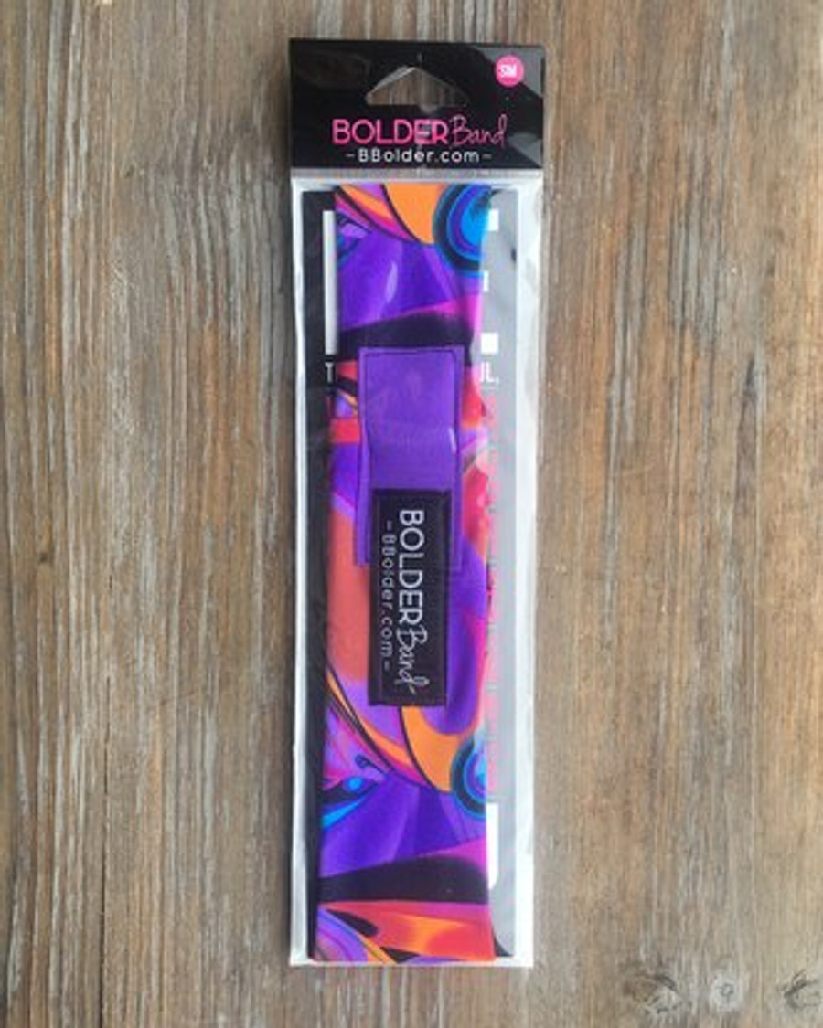 Bolder Band Geometric/Purple - Small