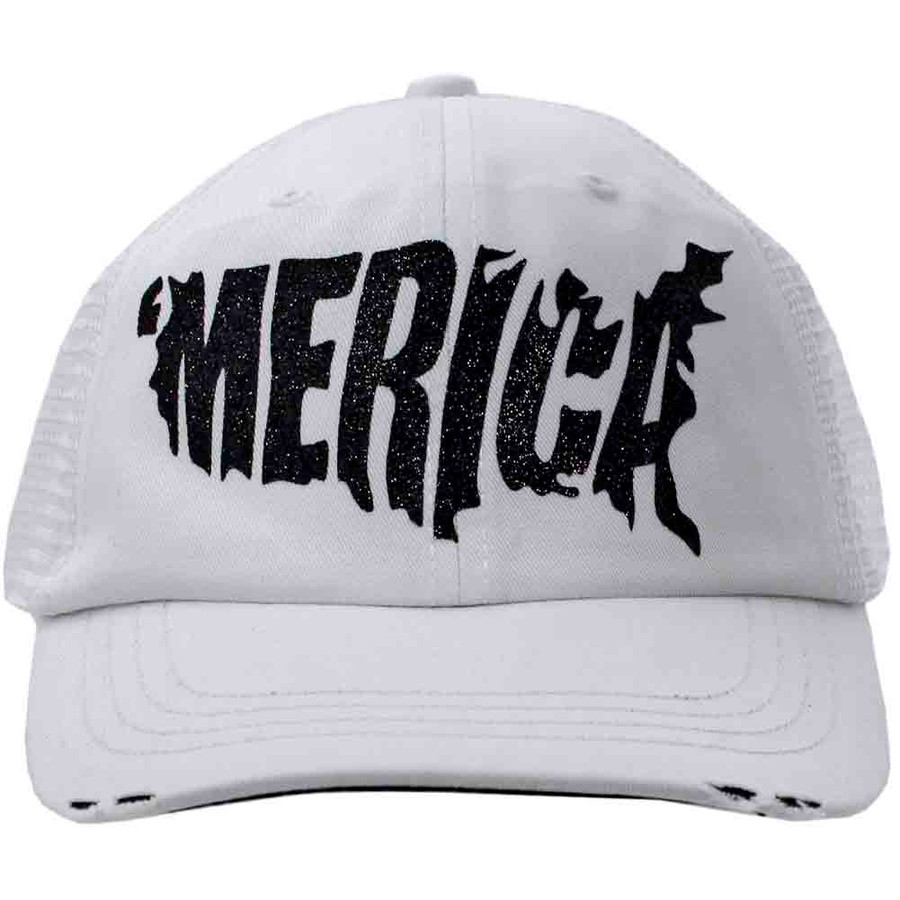 Merica United States Trucker Cap - White