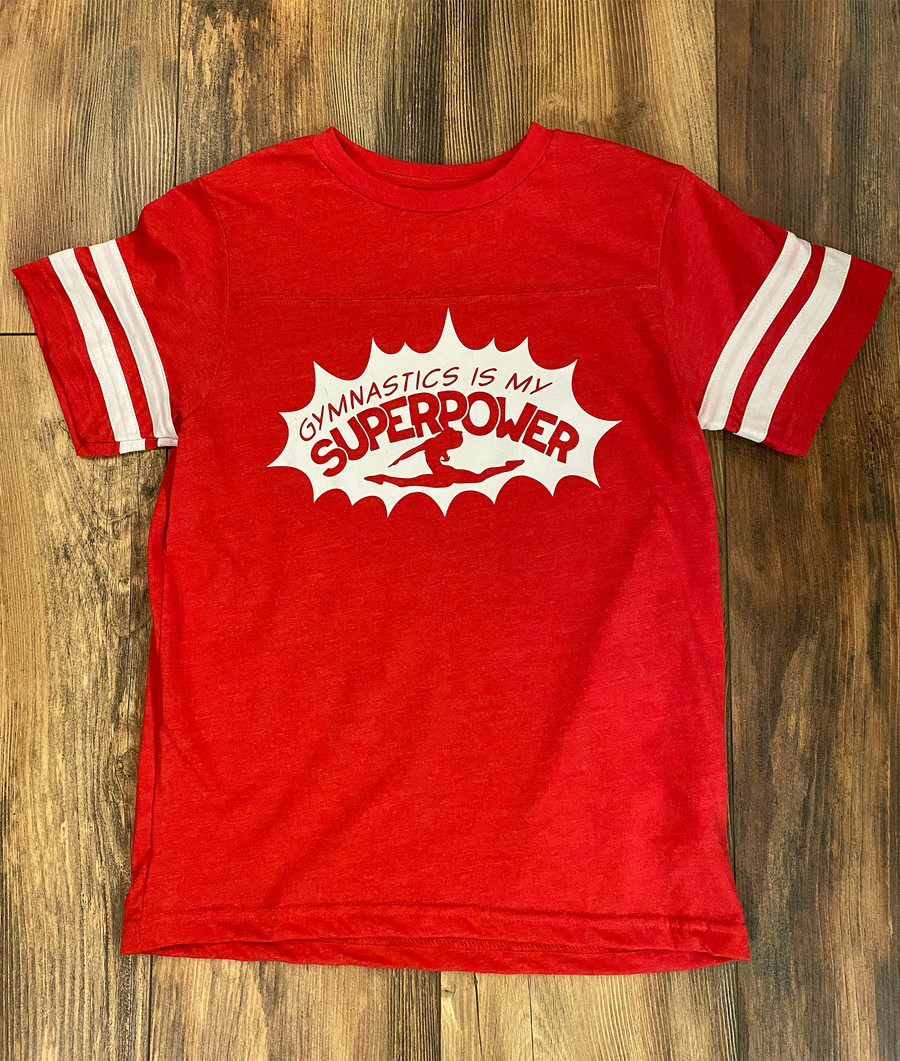 Gymnastics is My Superpower - Red (Youth Small)