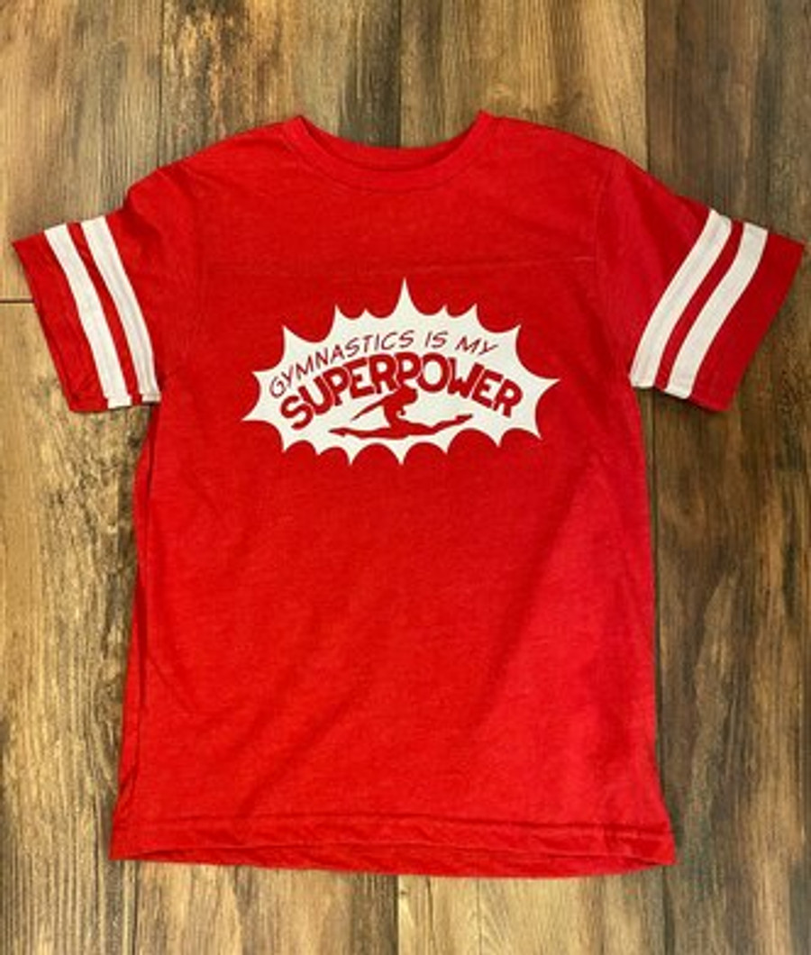 Gymnastics is My Superpower - Red (Youth Small)