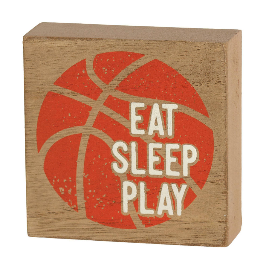 Ttop Plk Basketball Eat Sleep Mdf Wd 3"H