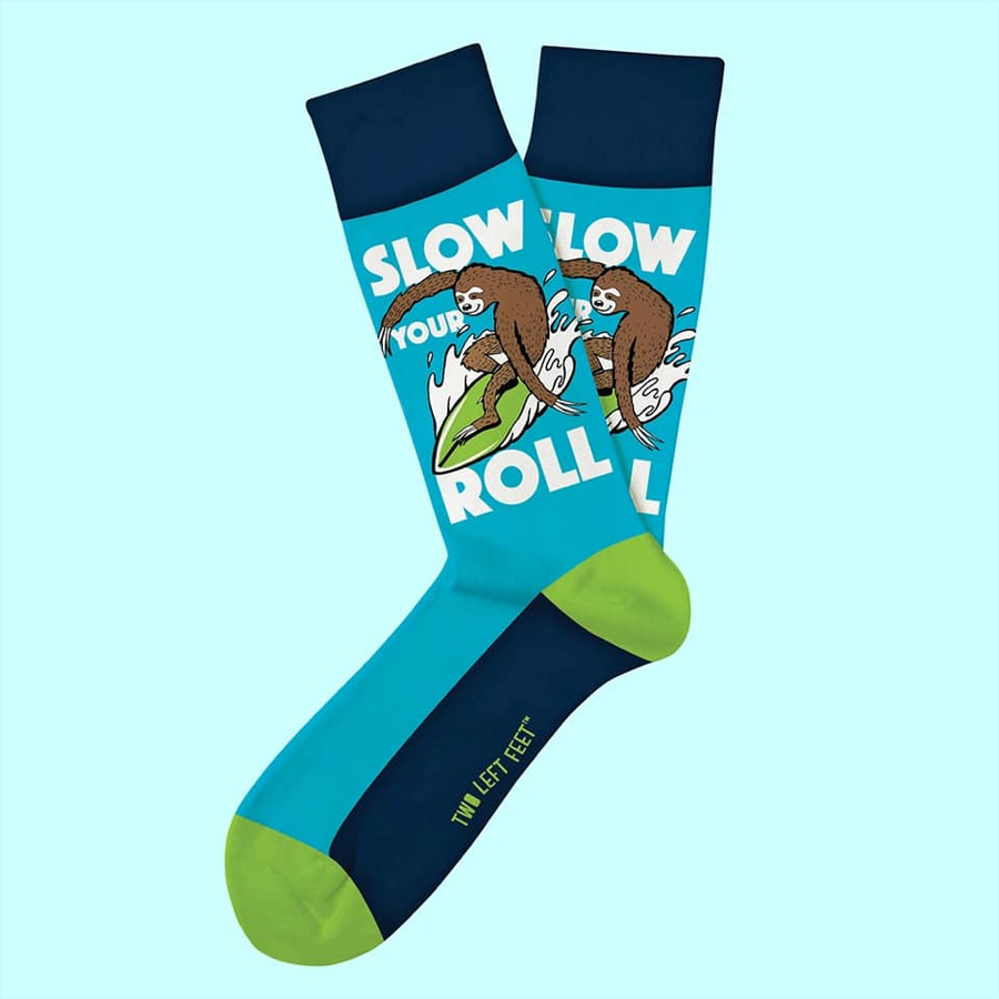 SLOW YOUR ROLL EVERYDAY NOVELTY SOCKS