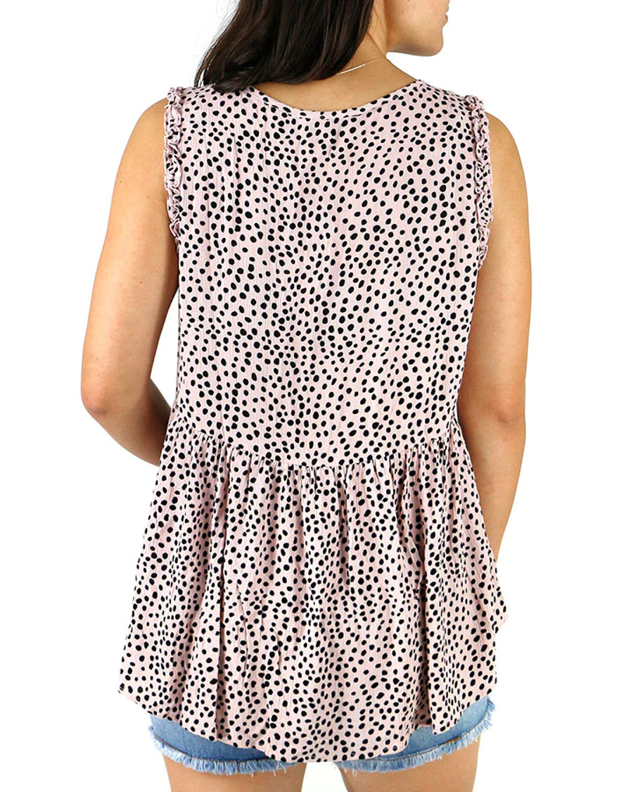 Grace and Lace Katie Top - Dot Print