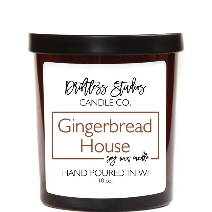 Driftless Studios-  Gingerbread House Candle