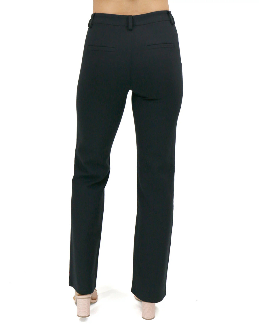Grace and Lace- Fab-Fit Work Pant - Straight Leg in Black