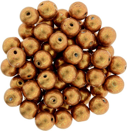 Starman Top Hole Round 6mm : ColorTrends: Saturated Metallic Flame (25pcs)