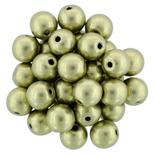 Starman Round Beads 6mm : ColorTrends: Saturated Metallic Limelight (50pcs)