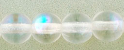 Starman Round Beads 6mm : Crystal AB (50pcs)
