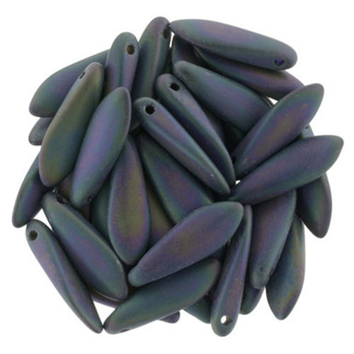 Starman Dagger 16 x 5mm : Matte - Iris - Purple (50pcs)