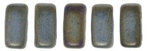 CzechMates Bricks 6 x 3mm Bead, Matte Iris - Brown - 50pcs