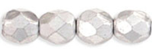 Starman Fire-Polish 4mm : Silver (50pcs)