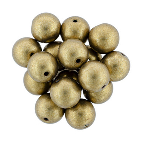 Starman Round Beads 8mm : ColorTrends: Saturated Metallic Ceylon Yellow (25pcs)