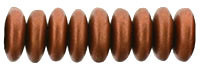 Starman Rondelle 6mm : Matte - Metallic Antique Copper (50pcs)