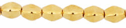 Starman Pinch Beads 5 x 3mm : 24K Gold Plated (50pcs)