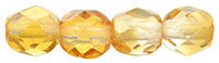 Starman Fire-Polish 4mm : Crystal - Celsian (50pcs)