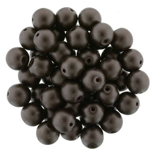Starman Glass Pearls 6mm : Bistre (25pcs)