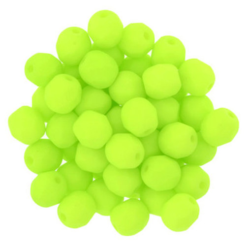 Starman Fire-Polish 6mm : Neon Lime (25pcs)