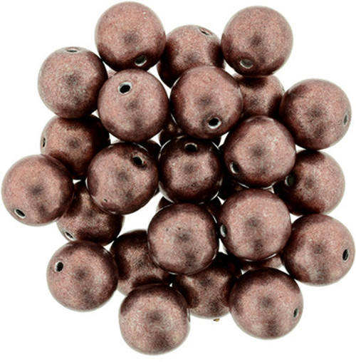 Starman Round Beads 8mm : ColorTrends: Saturated Metallic Butterum (25pcs)