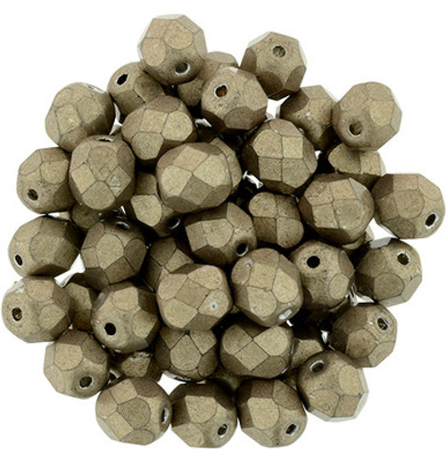 Starman Fire-Polish 6mm : ColorTrends: Saturated Metallic Hazelnut (25pcs)