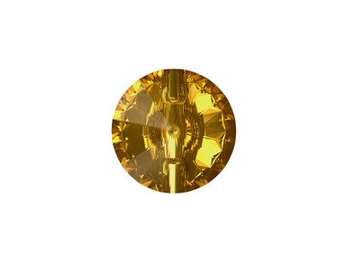 PRESTIGE 3015 12mm Classic Rivoli Crystal Button Golden Topaz