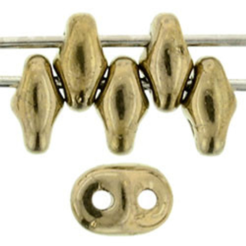 Matubo SuperDuo 5 x 2mm Bead, Bronze, 2.5-Inch Tube