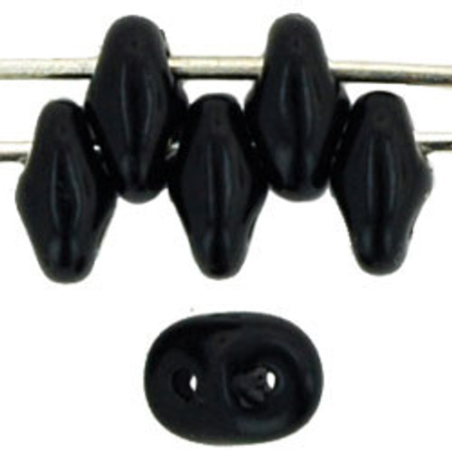Matubo SuperDuo 5 x 2mm Bead, Jet, 2.5-Inch Tube Matubo SuperDuo 5 x 2mm Bead, Jet, 2.5-Inch Tube