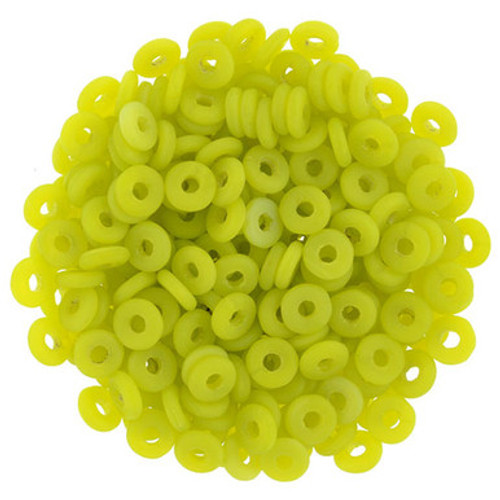 Starman Ring Bead 1/4mm Tube 2.5" : Matte - Chartreuse