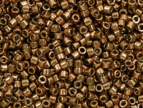 Miyuki Delica 11/0 Tube 2.5" : Galvanized Rose Gold