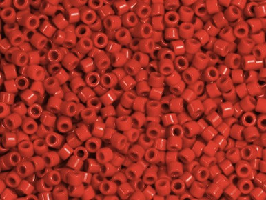 Miyuki Delica 11/0 Tube 2.5" : Red