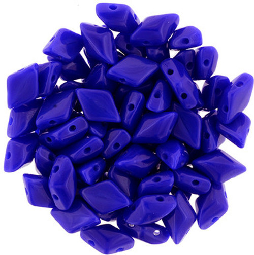 Matubo GEMDUO 8 x 5mm Bead, Opaque Blue, 2.5-Inch Tube