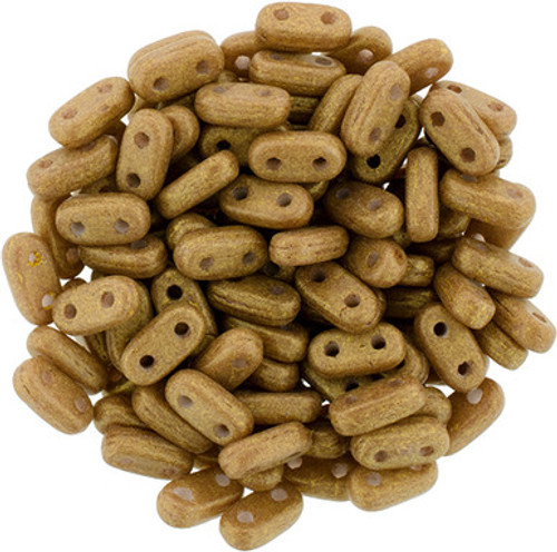 CzechMates Bar 6 x 2mm Bead, Pacifica - Macadamia, 2.5-Inch Tube