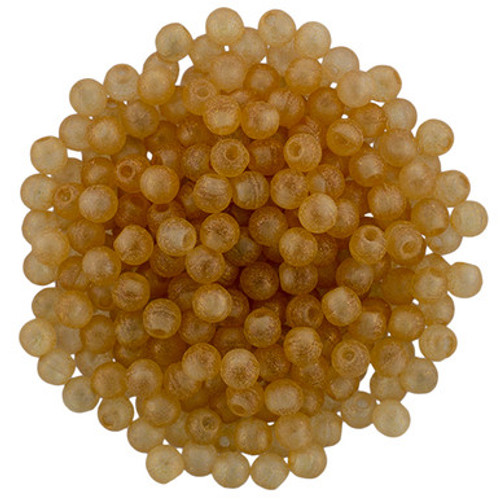 Starman Finial Half-Drilled Round Bead 2mm Tube 2.5" : Rosaline Antique Shimmer