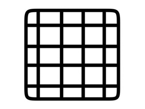 PRESTIGE 2493 10mm Chessboard Flatback Crystal AB