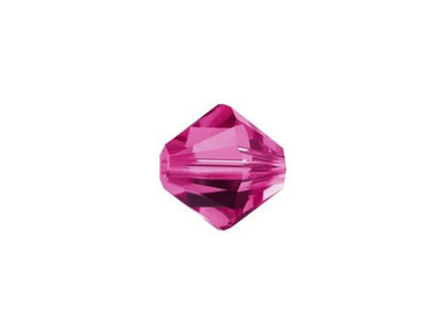 PRESTIGE 5328 6mm Bicone Bead Fuchsia