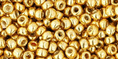 TOHO Round 8/0 Seed Bead Permafinish Galvanized Starlight, 2.5-Inch Tube