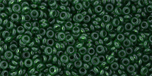 TOHO Demi Round 11/0 Seed Bead ColorTrends Transparent - Kale, 2.5-Inch Tube