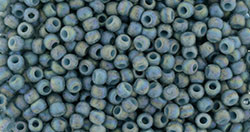 TOHO Round 11/0 Tube 2.5" : Semi Glazed Rainbow - Blue Turquoise
