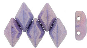 Matubo GEMDUO 8 x 5mm Bead, Luster Opaque Amethyst, 2.5-Inch Tube