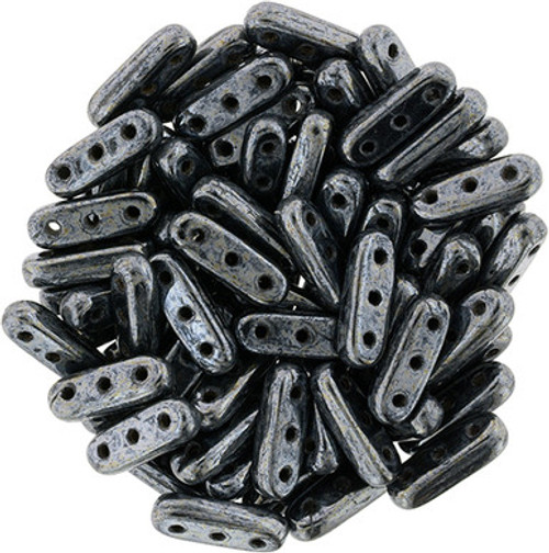 CzechMates Beam 10 x 3mm Tube 2.5" : Hematite