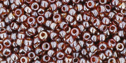 TOHO Round 11/0 Tube 2.5" : Transparent-Lustered Smoky Topaz